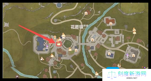 《无限暖暖》花愿镇商人位置一览