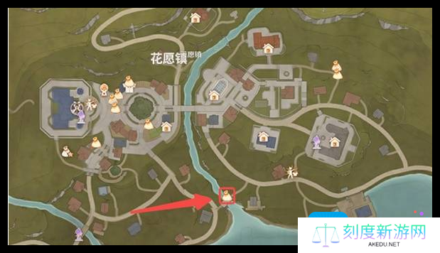 《无限暖暖》花愿镇商人位置一览