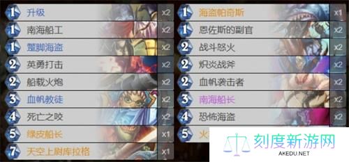 炉石传说幻变模式卡组推荐