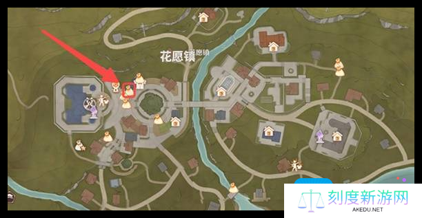 《无限暖暖》花愿镇商人位置一览