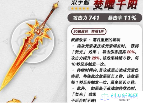 原神焚曜千阳等级突破材料有哪些-焚曜千阳等级突破全材料