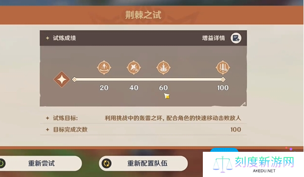 《原神》荆棘与勋冠第4关满分通关攻略