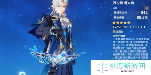 原神水龙王毕业面板数值是多少