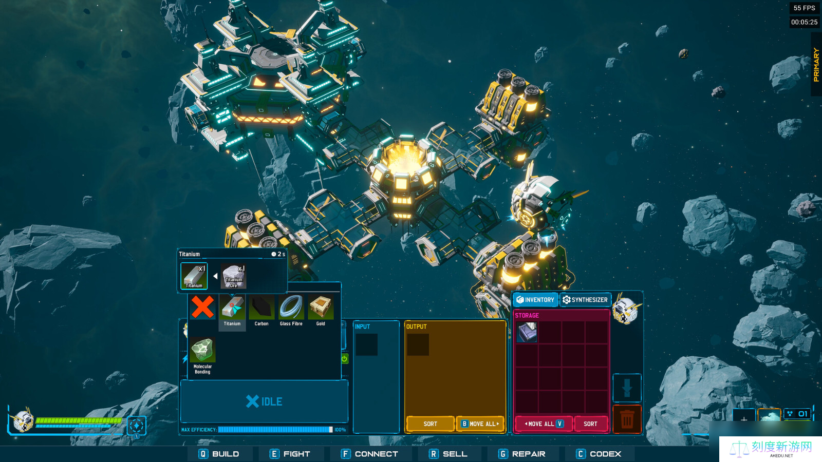 空间站工厂自动化游戏《Outworld Station》Steam页面开放 发行日期待定