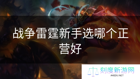 战争雷霆新手选哪个正营好