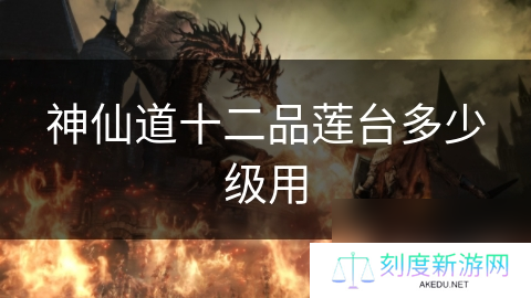 神仙道十二品莲台多少级用