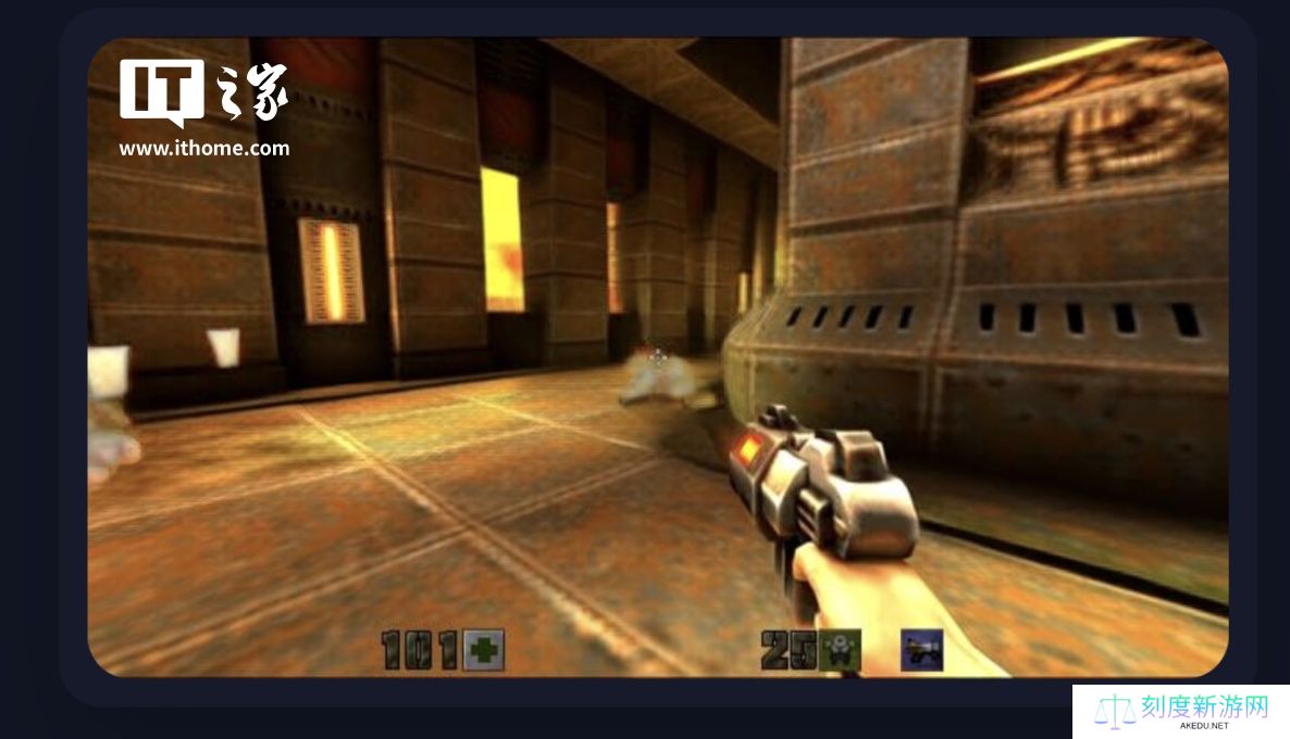 微软公布基于 Muse AI 生成的《Quake II》游戏技术演示 DEMO：分辨率提至 300 x 180