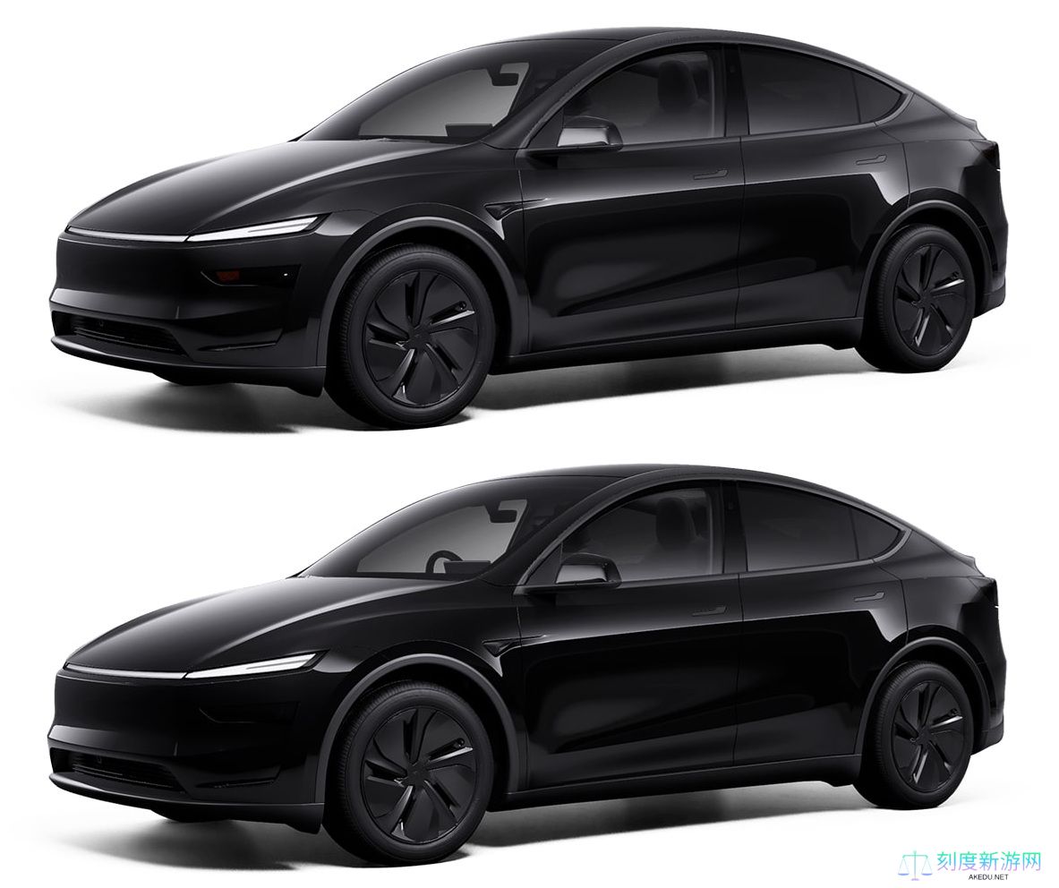 特斯拉美国焕新 Model Y / 3 新增“钻石黑”车漆，选配价 1500 美元