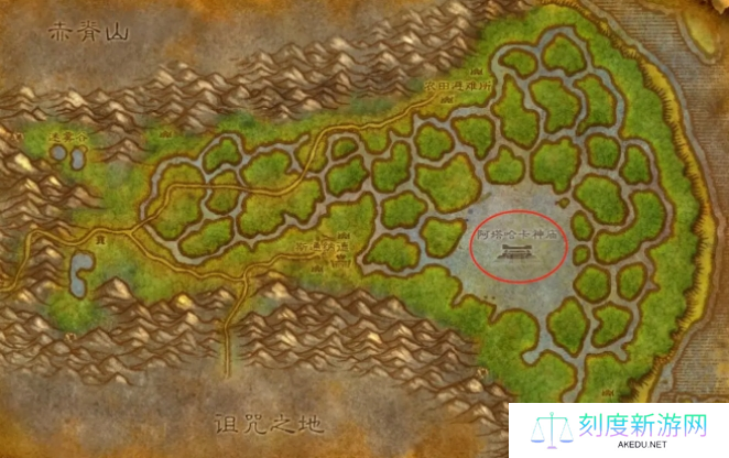 魔兽世界沉没的神庙副本入口位置一览