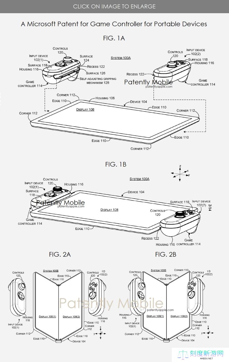 微软折叠屏游戏手机专利获批：融合掌机手柄、或为 Surface Phone 铺路