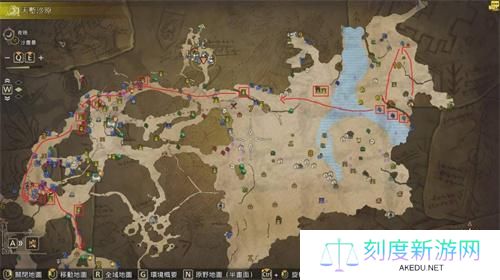 怪物猎人荒野天堑沙原怎么快速采集材料-快速采集路线