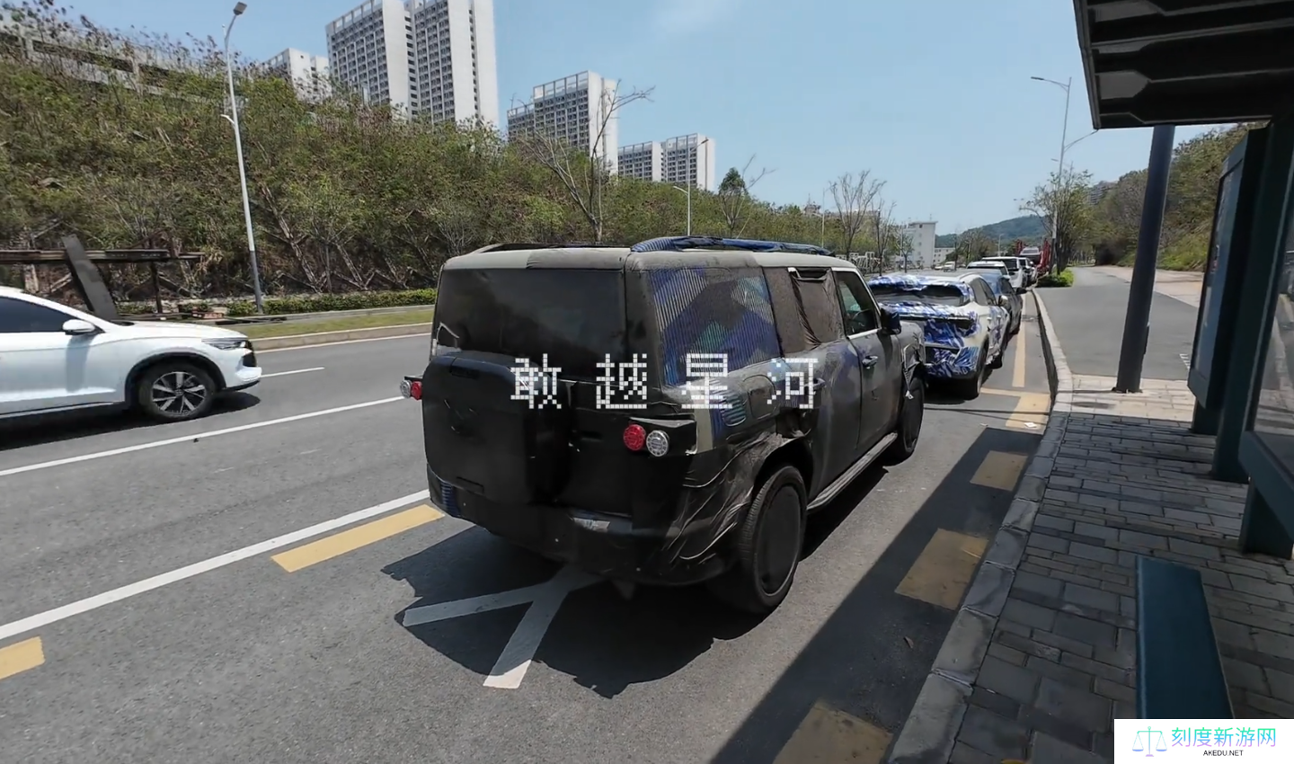 比亚迪方程豹全新 SUV 车型“钛 7”谍照曝光，依旧硬派